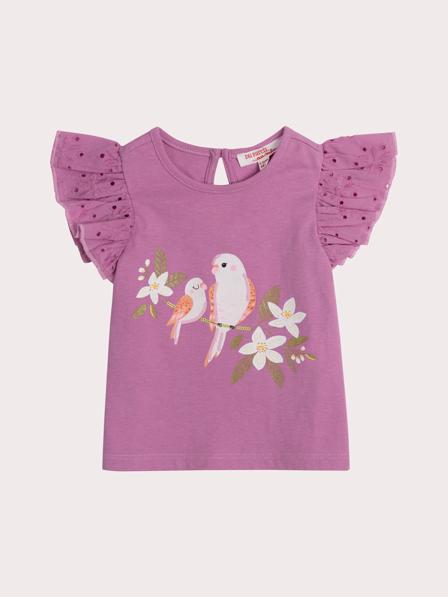 T-shirt péruche pour bébé fille