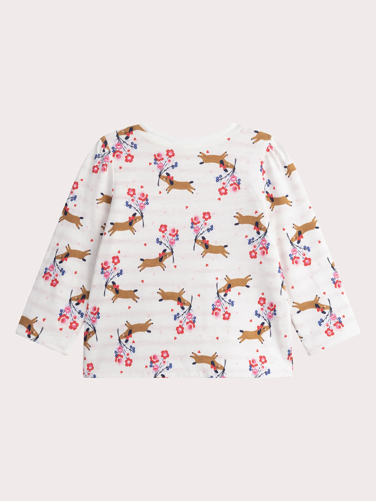 T-shirt réversible écru pour bébé fille - Image 3