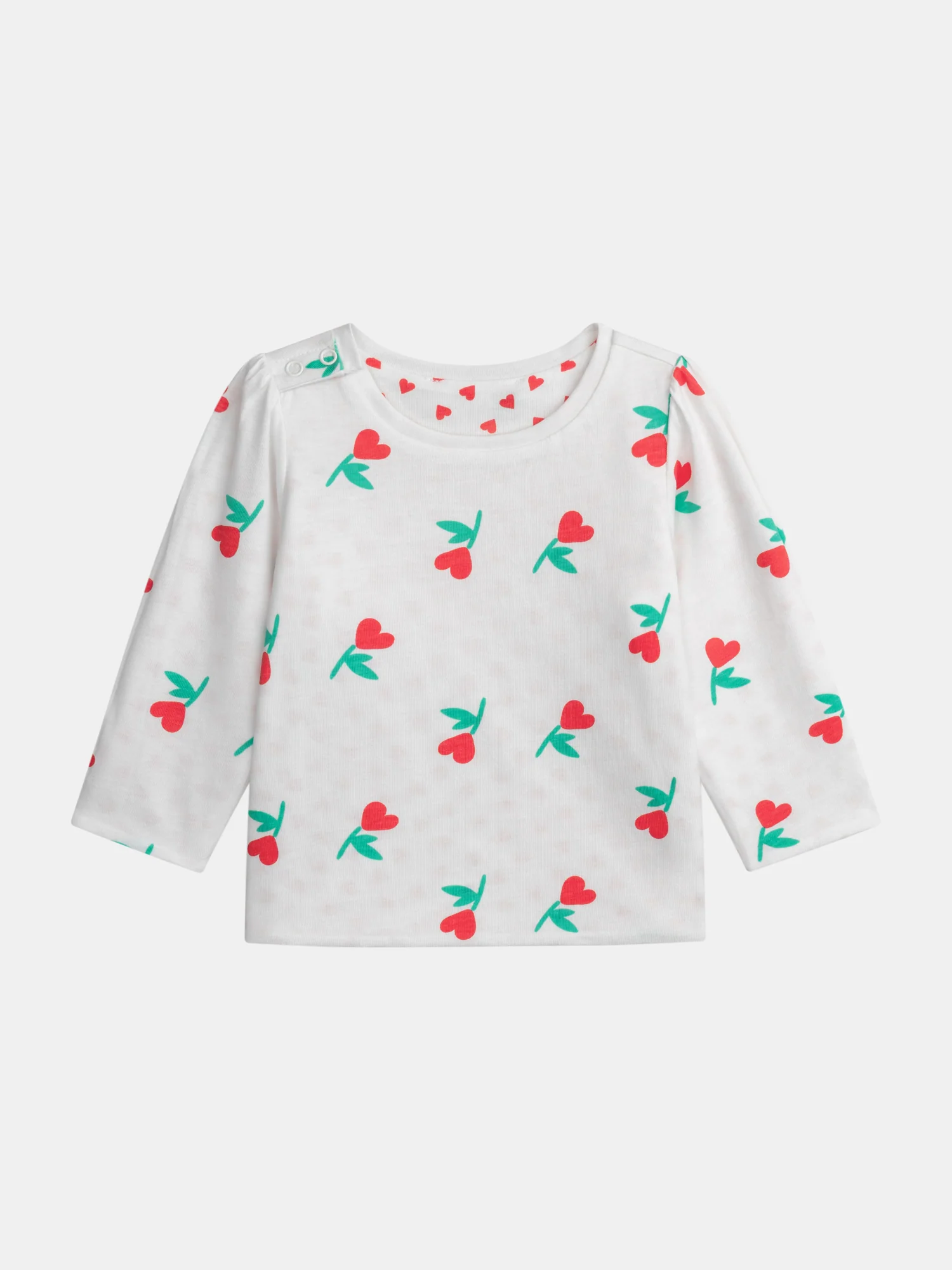 T-shirt réversible motif cœur pour bébé fille - Image 8