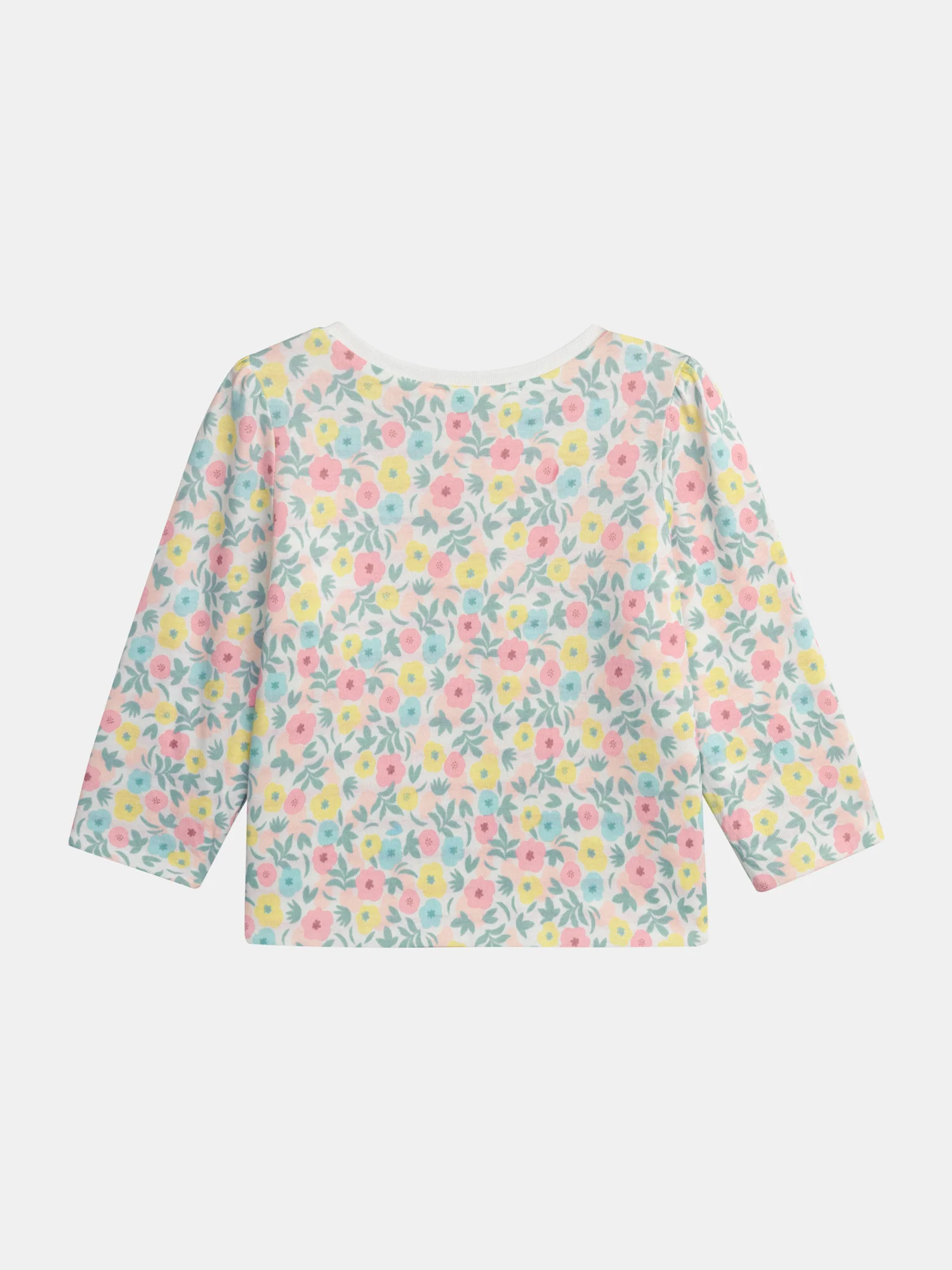 T-shirt réversible motif fleurs pastel pour bébé fille - Image 8