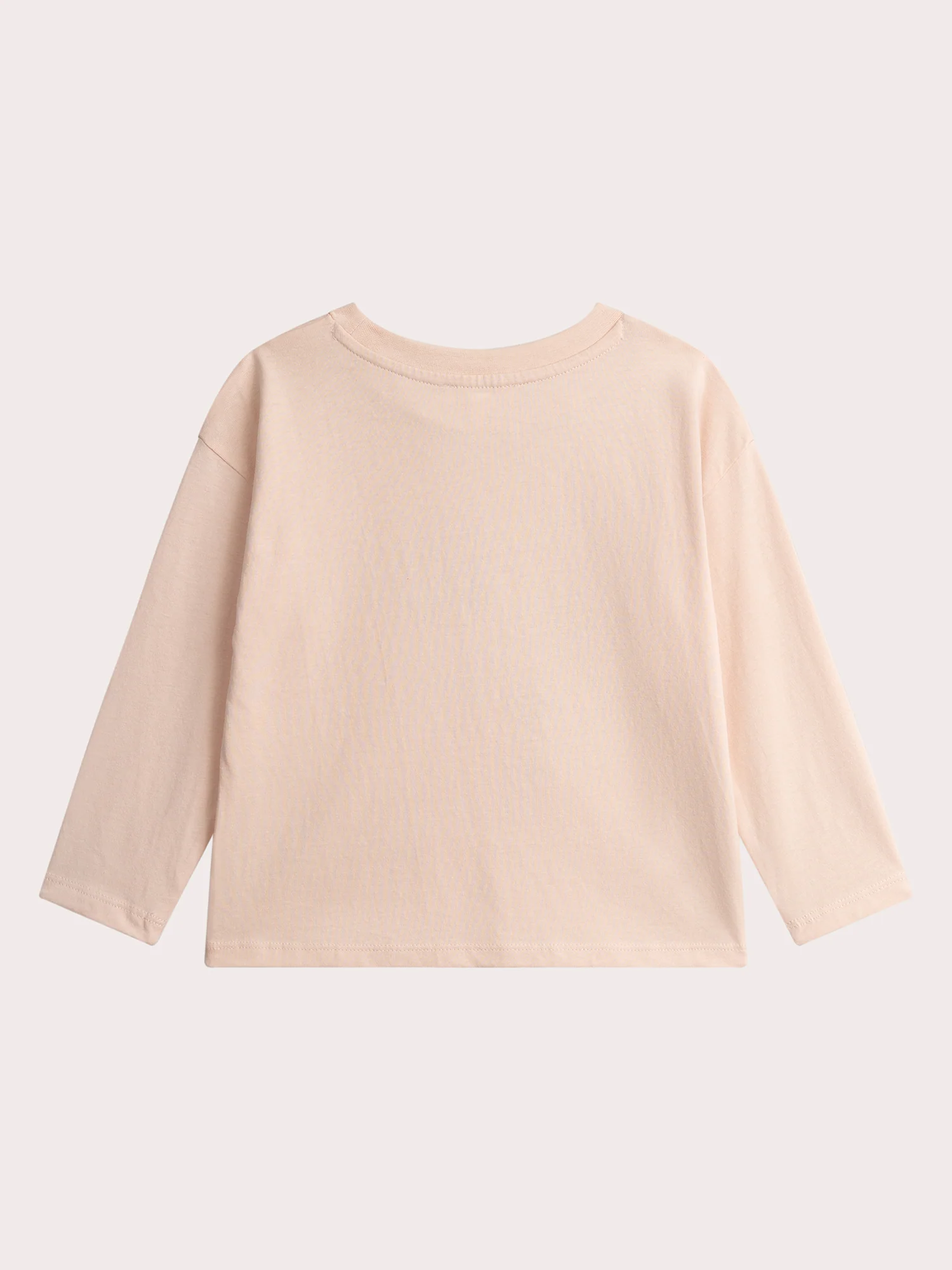 T-shirt rose poudrée animation irondelle pour fille - Image 3