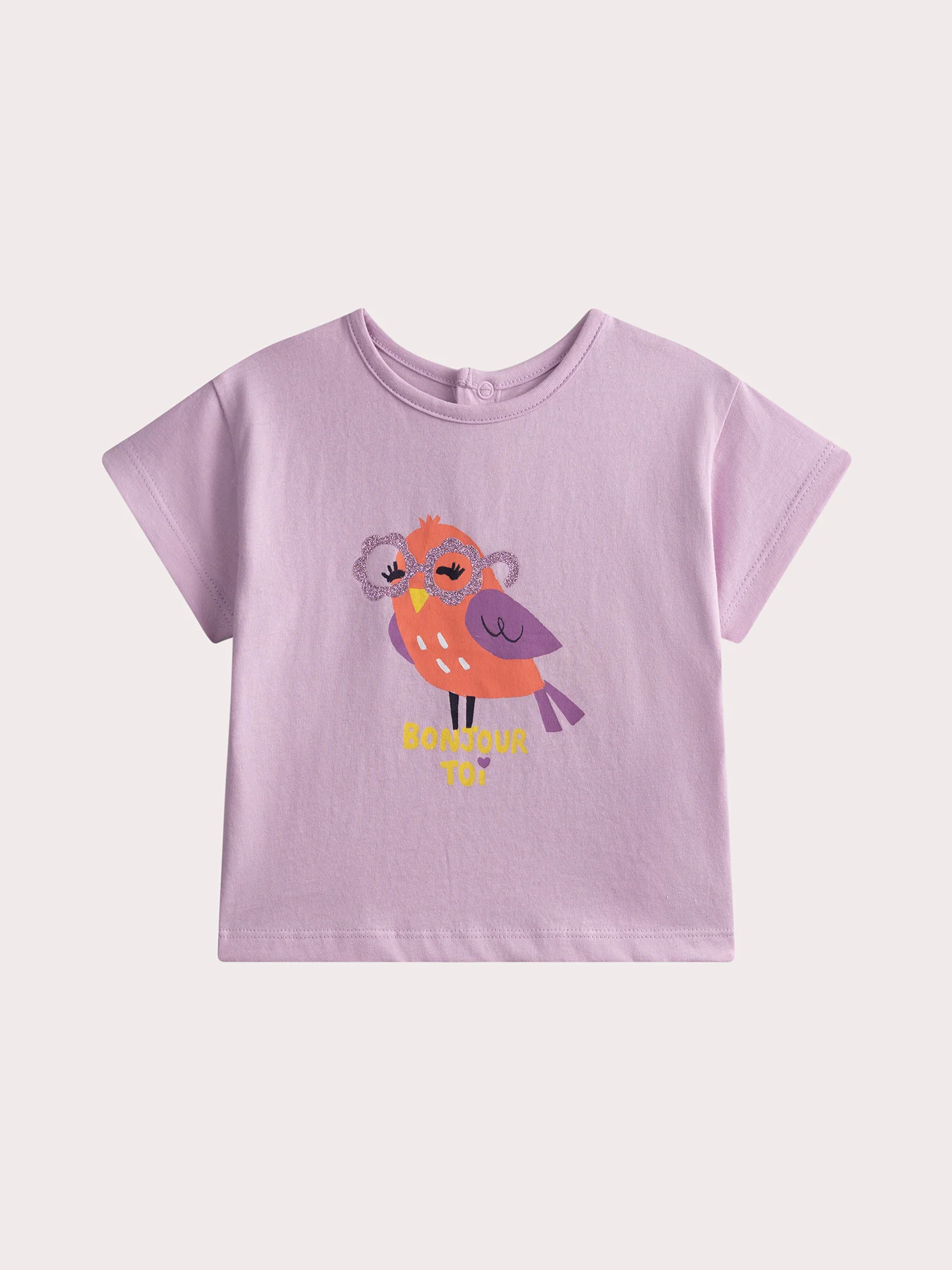 T-Shirt Rose pour bébé fille