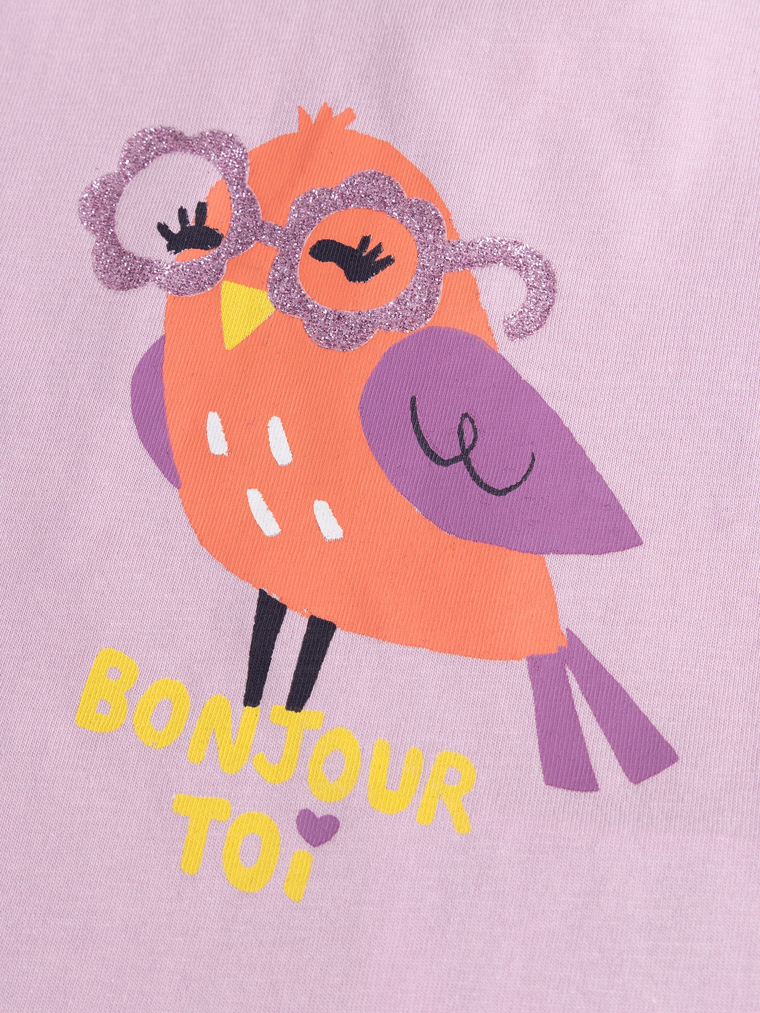 T-Shirt Rose pour bébé fille - Image 2