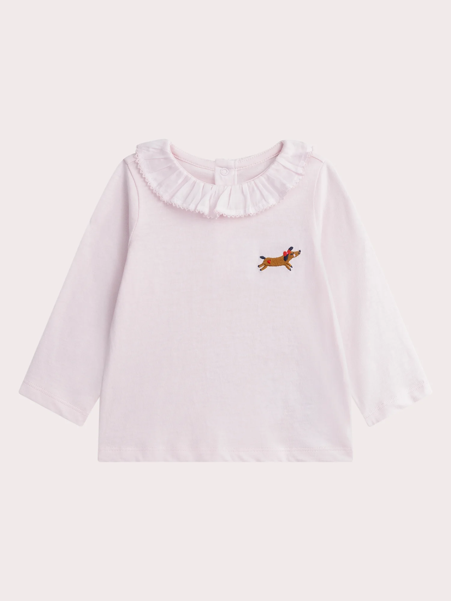 T-shirt Rose tendre pour bébé fille