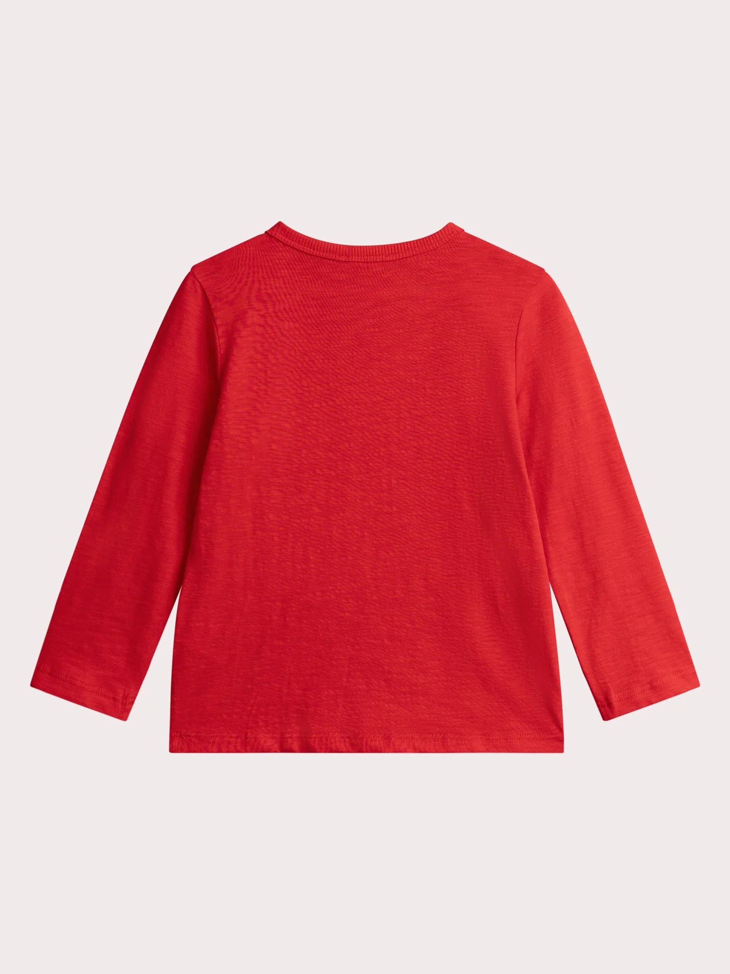 T-shirt rouge vif animation dinosaure pour garçon - Image 2