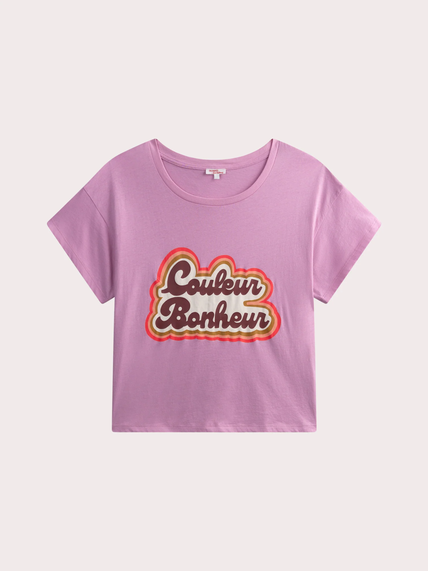 T-shirt violet mere fille pour femme