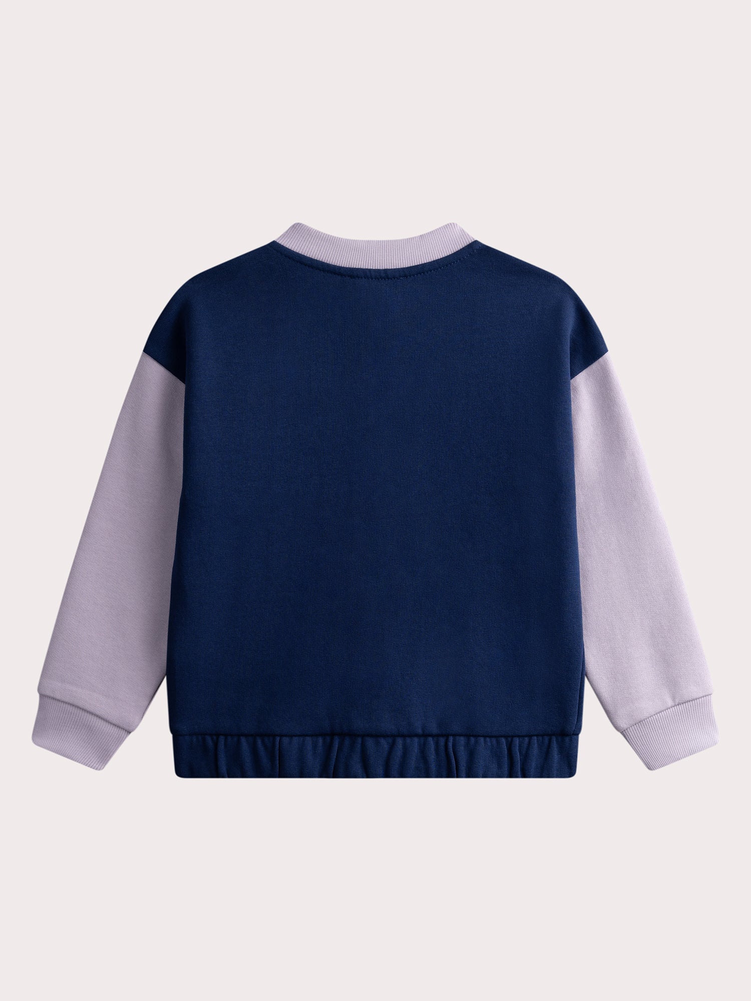 Teddy bleu et mauve avec patch cœur - Image 5