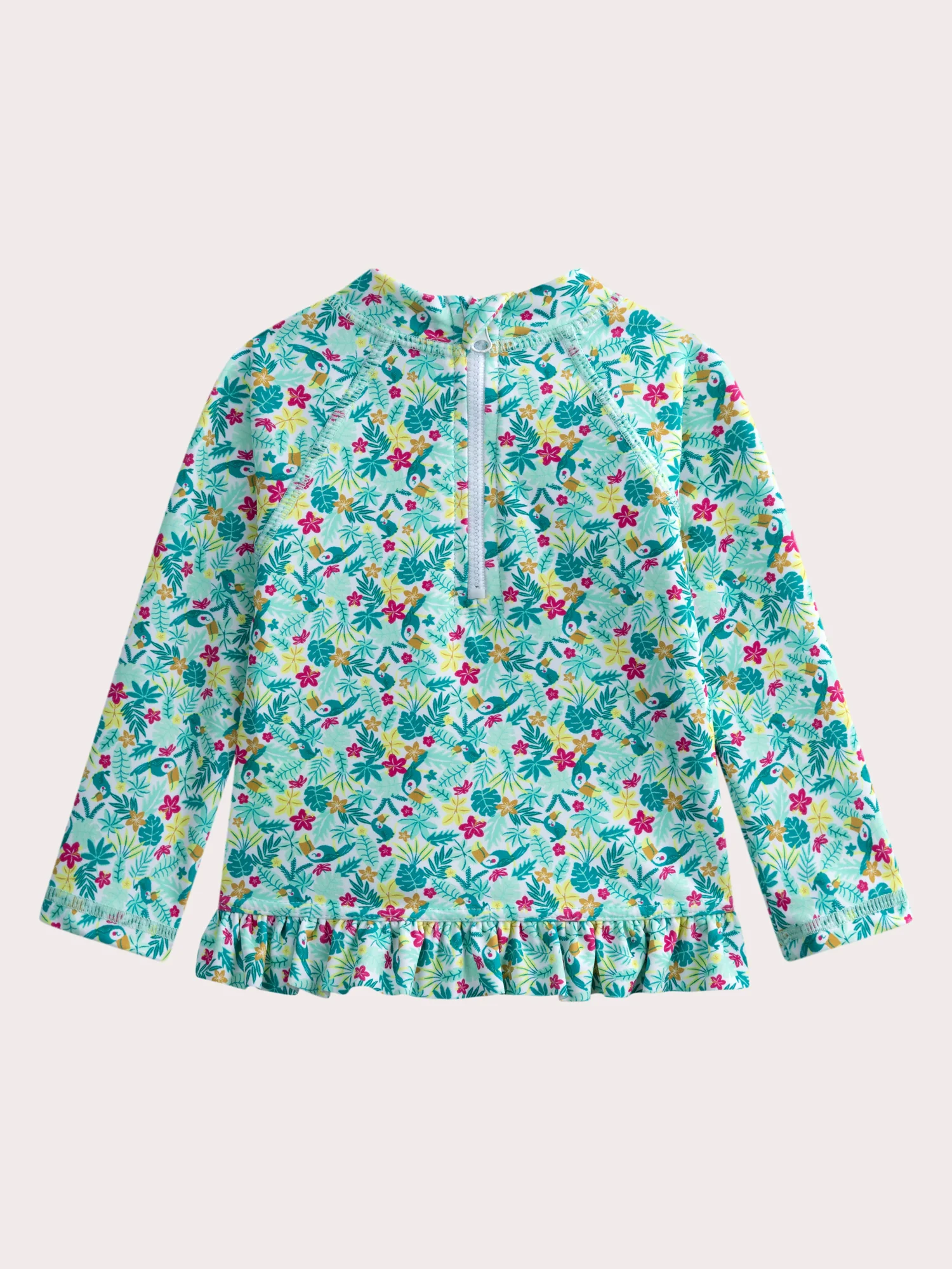 Tee-shirt anti-uv imprimé fantaisie pour bébé fille