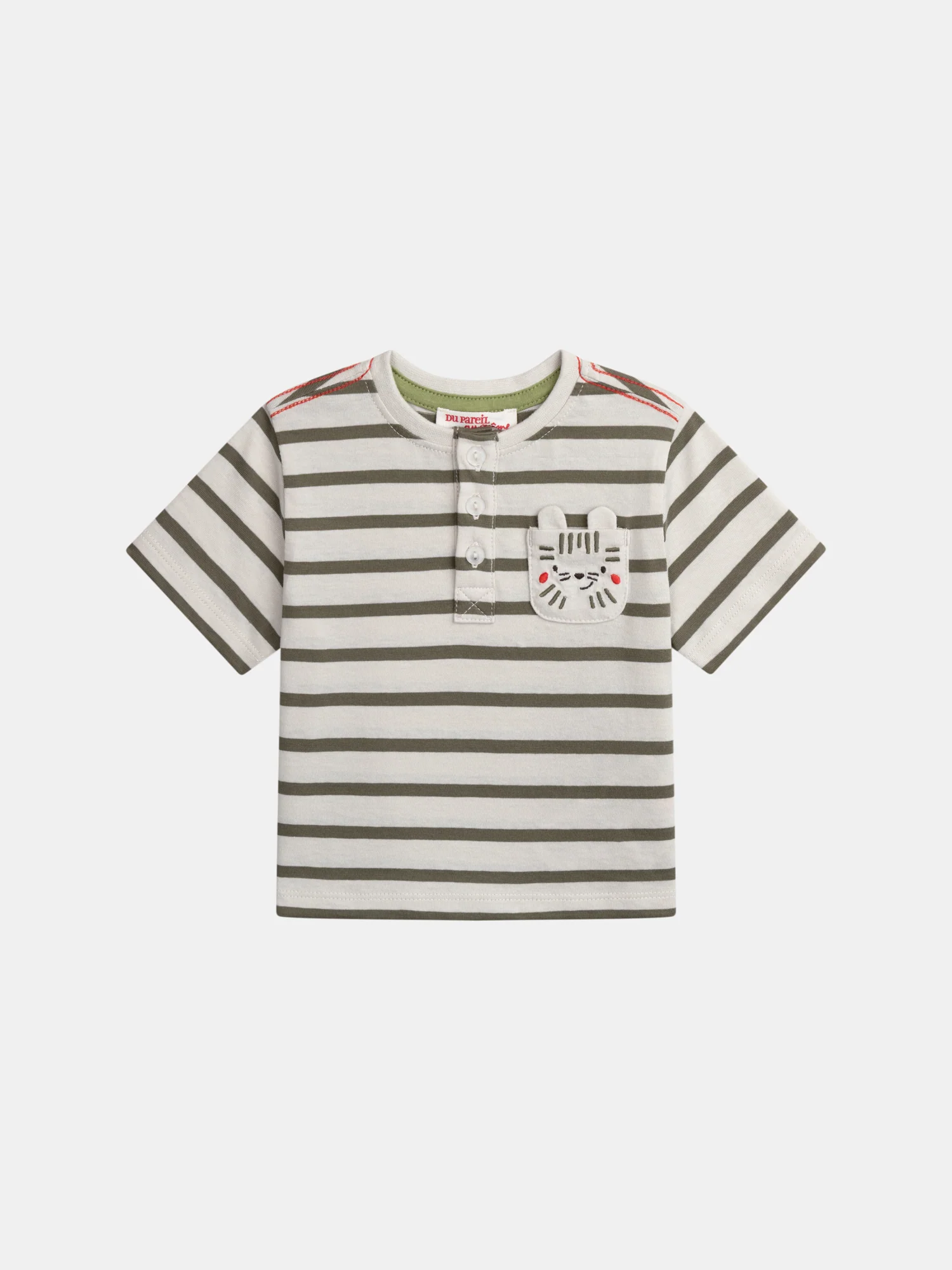 Tee-shirt sable à rayures "Tigre" pour bébé garçon