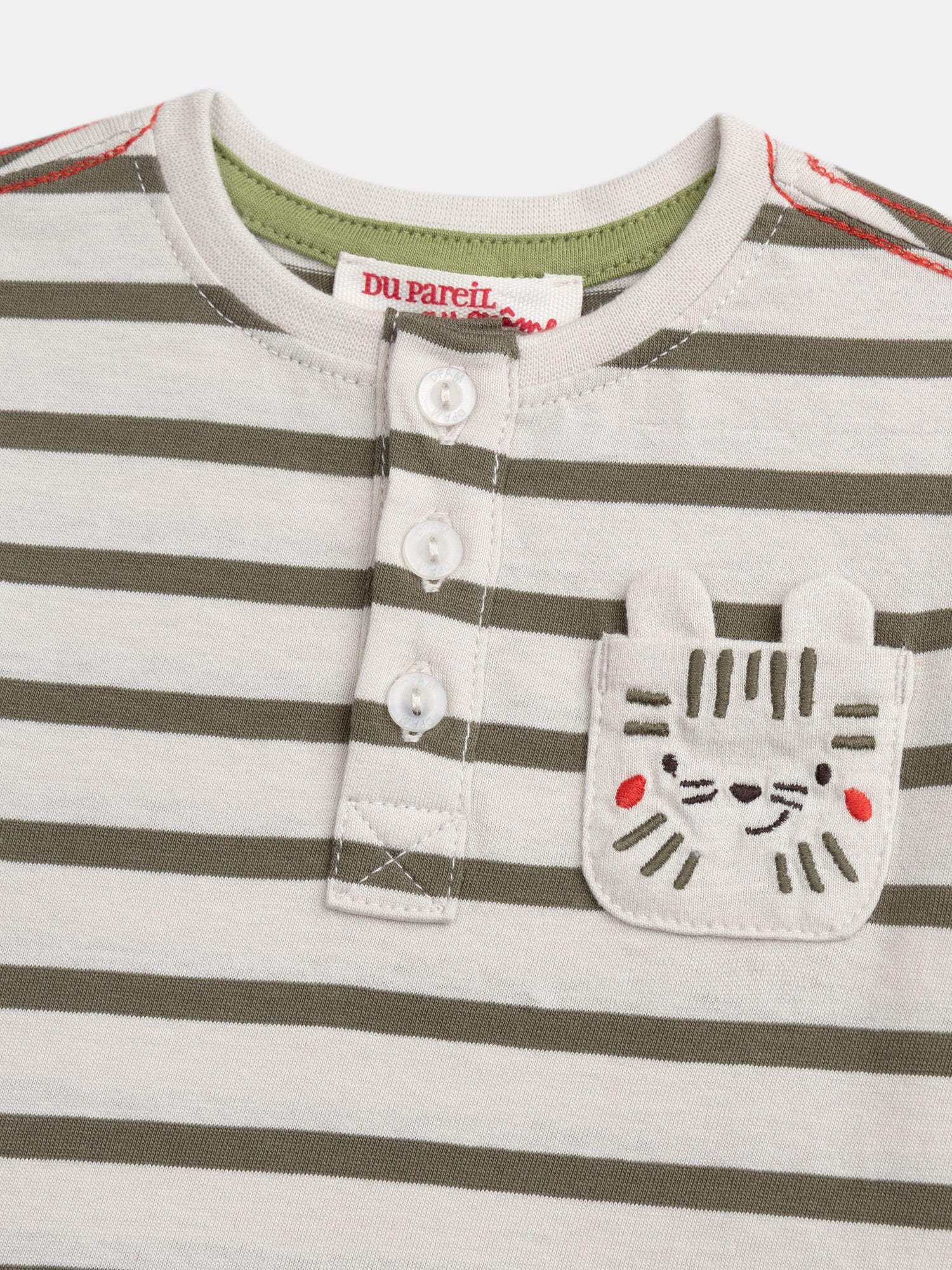 Tee-shirt sable à rayures "Tigre" pour bébé garçon - Image 5