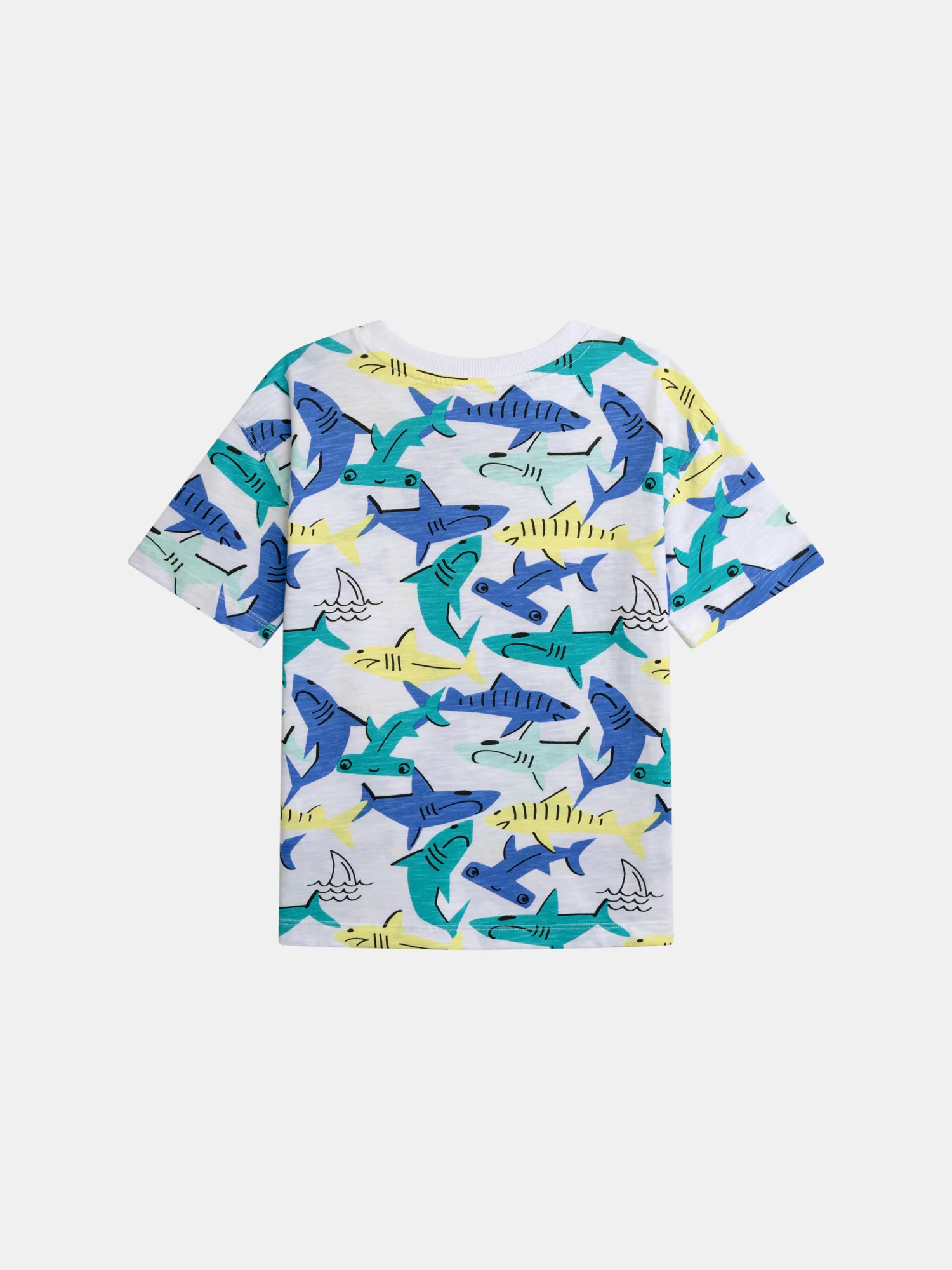 T-shirt blanc imprimé requins pour garçon - Image 6