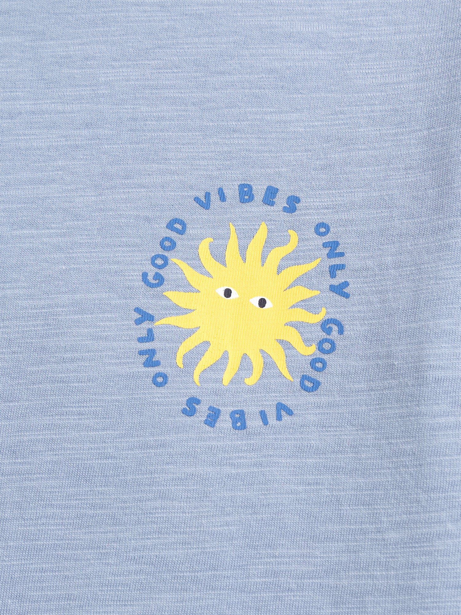 T-shirt bleu à animation soleil pour garçon - Image 2