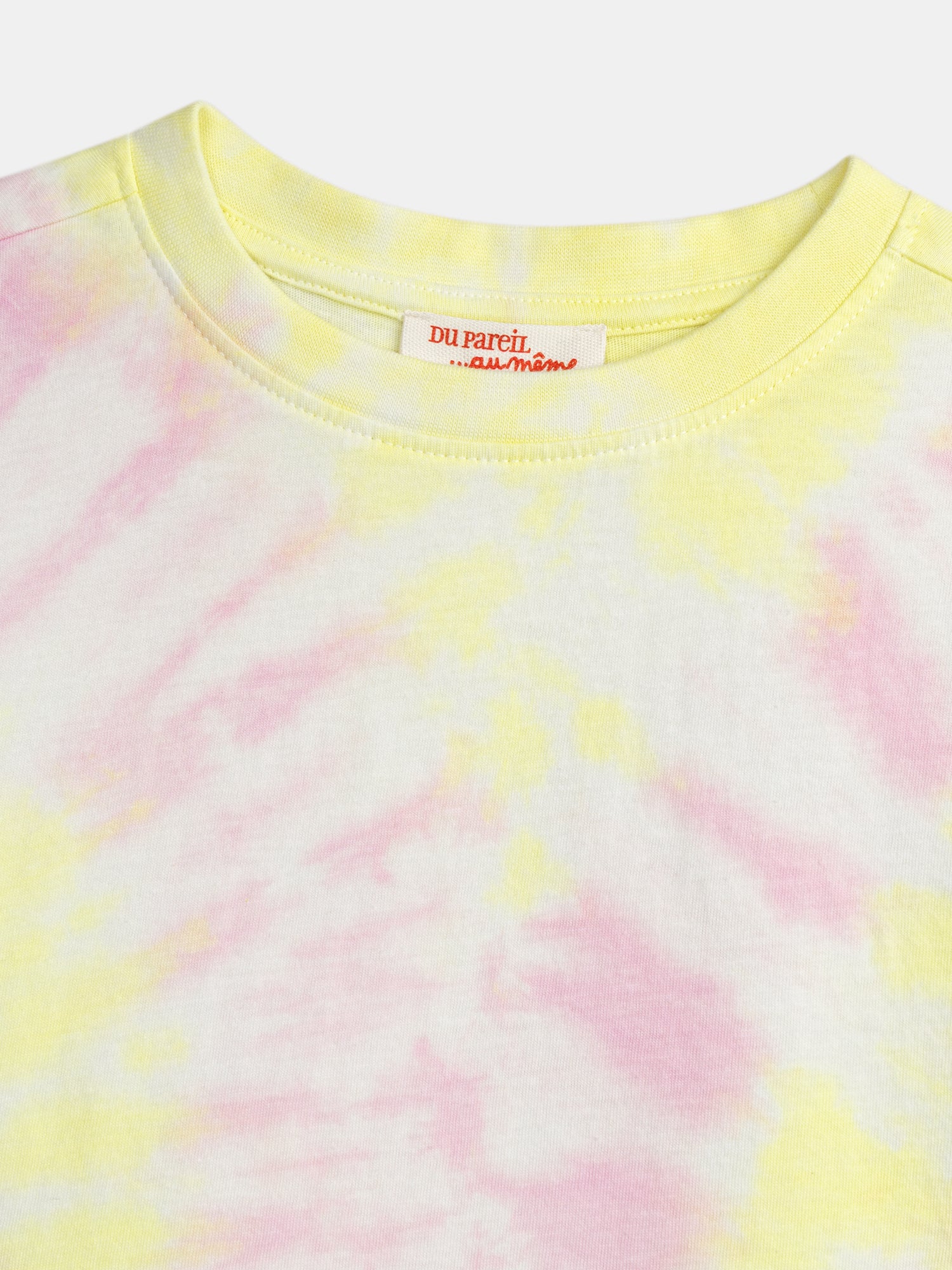 T-shirt tie and dye rose pour fille - Image 2