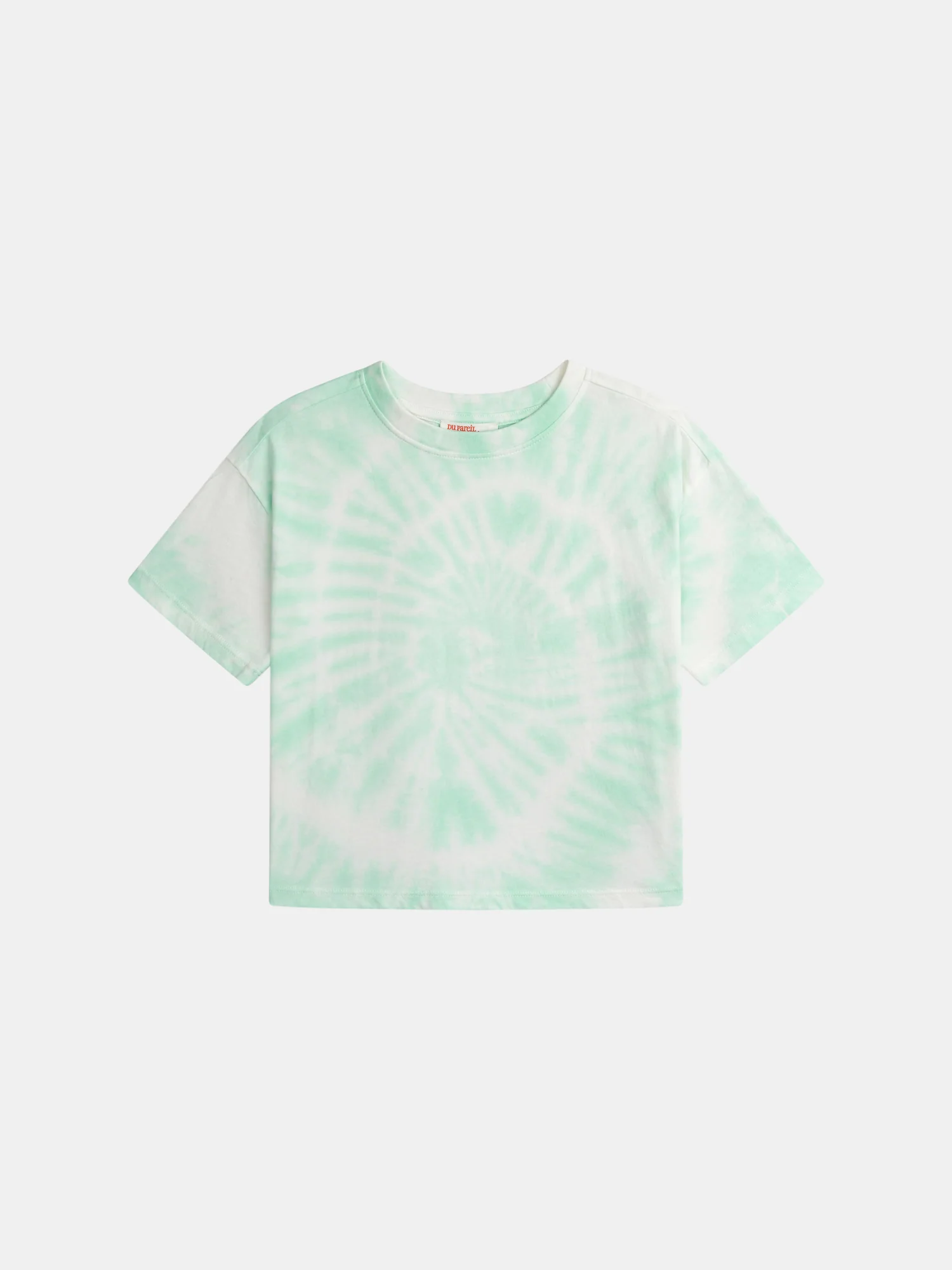 T-shirt tie and dye bleu pour fille