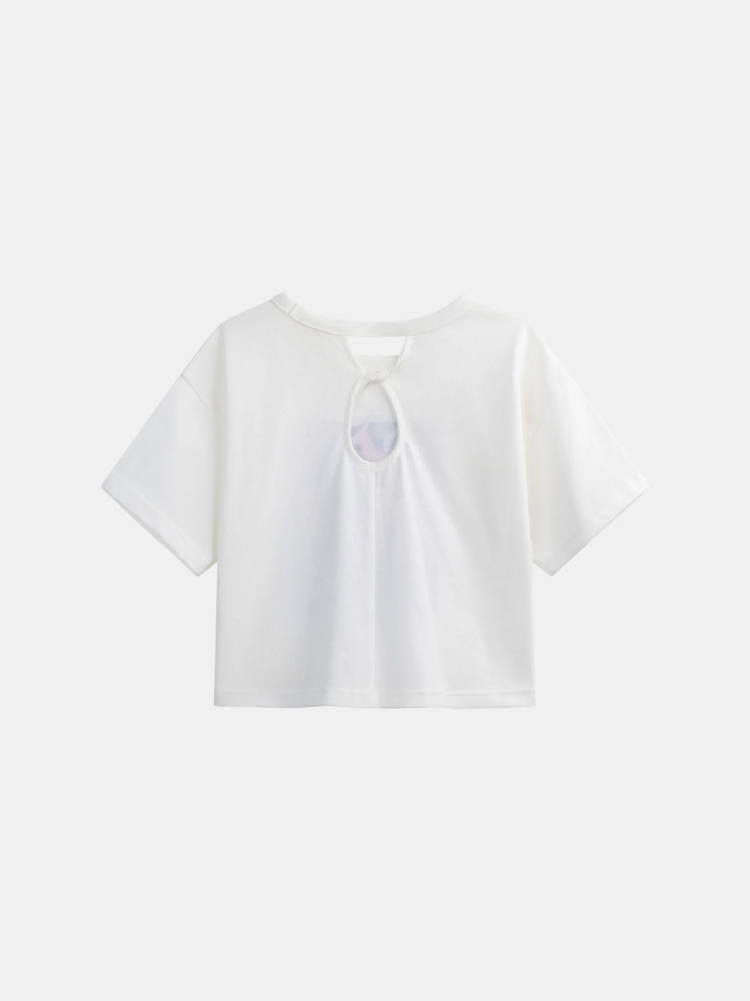 T-shirt écru animation toucan pour fille - Image 5
