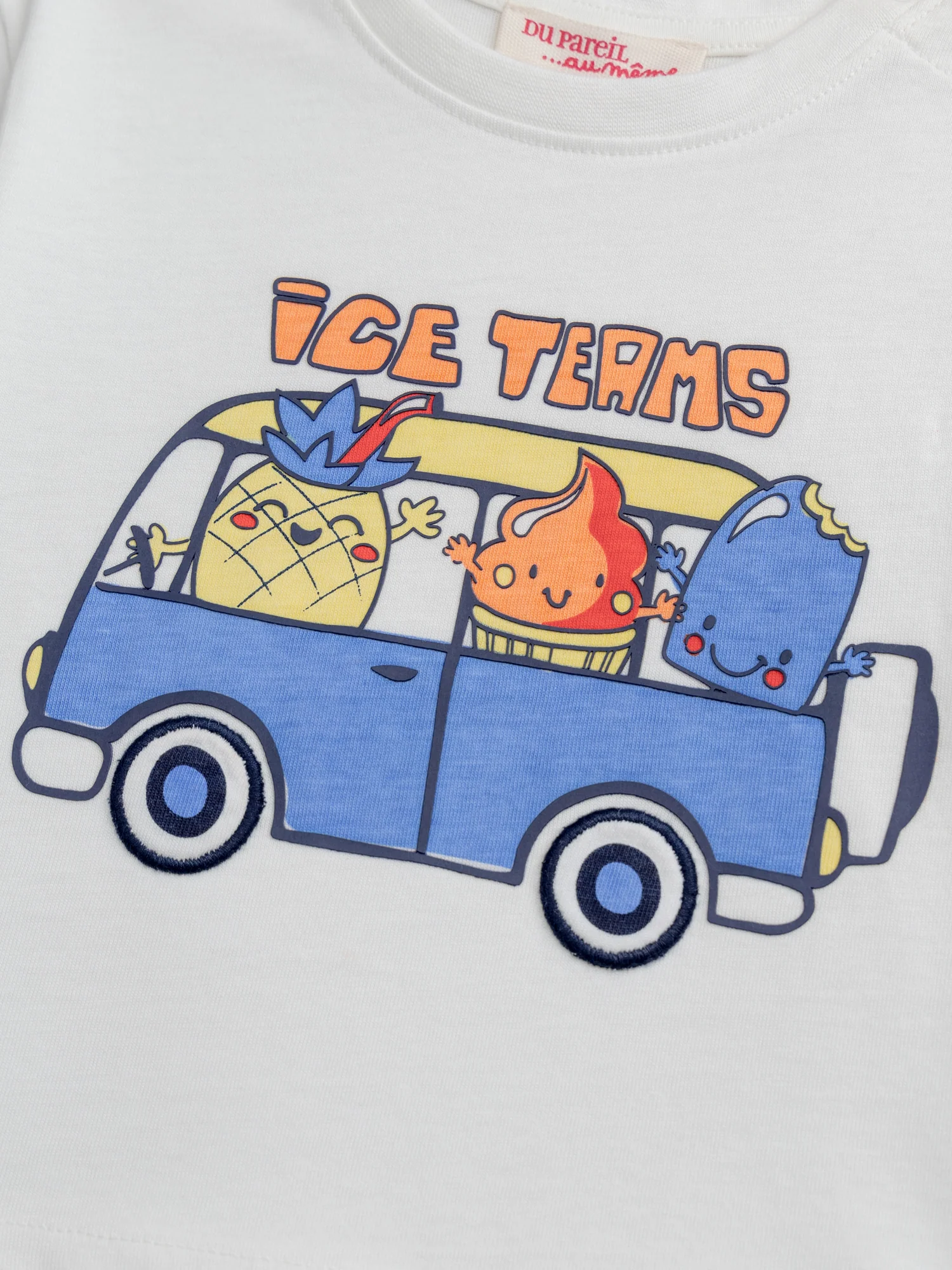 Tee-shirt écru à motif "Ice Teams" pour bébé garçon - Image 4