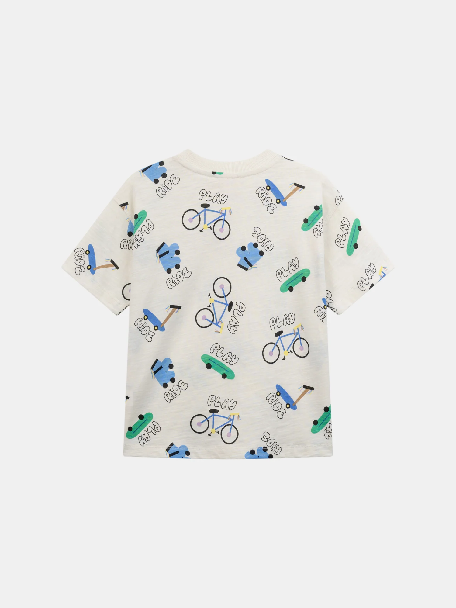 T-shirt écru à imprimé "ride"pour garçon - Image 5