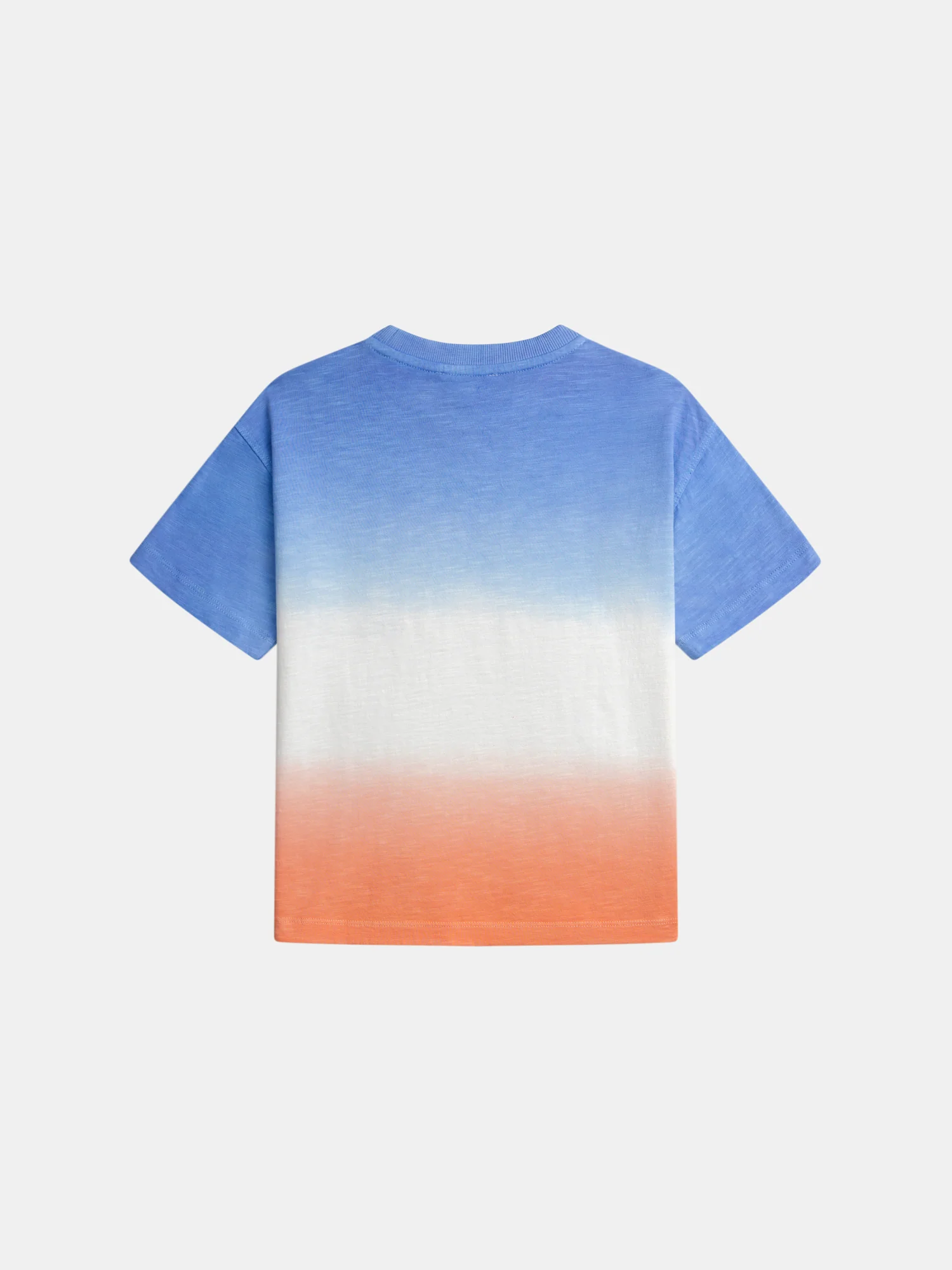 T-shirt tie & dye bleu et orange pour garçon - Image 6