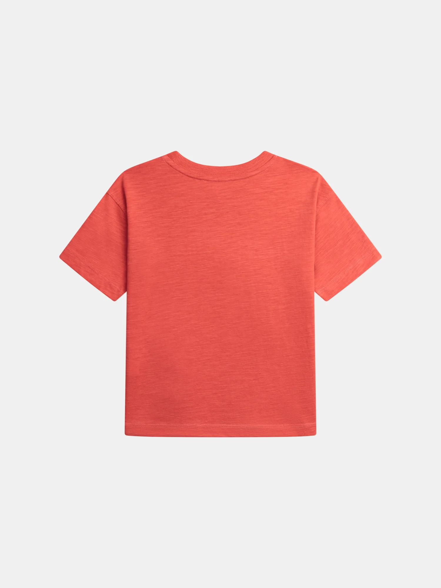 T-shirt rouge à animation soleil pour garçon - Image 3