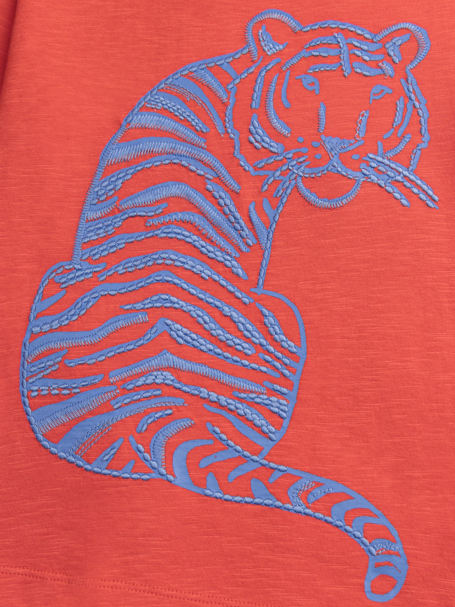 T-shirt rouge animation tigre pour garçon - Image 2