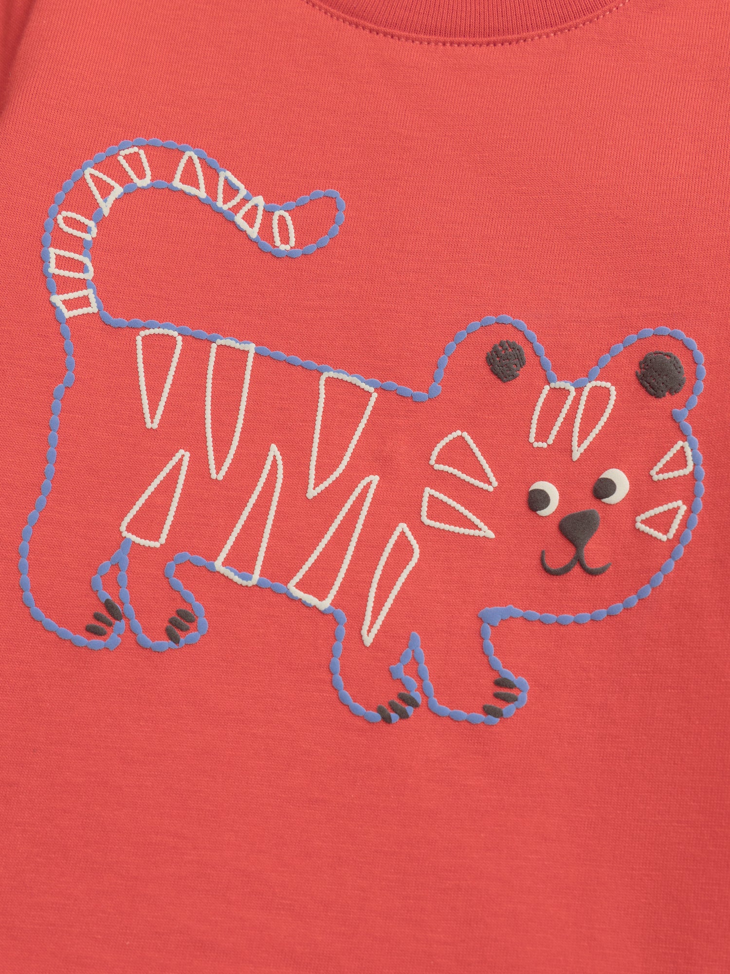Tee-shirt rouge à motif "Tigre" pour bébé garçon - Image 2