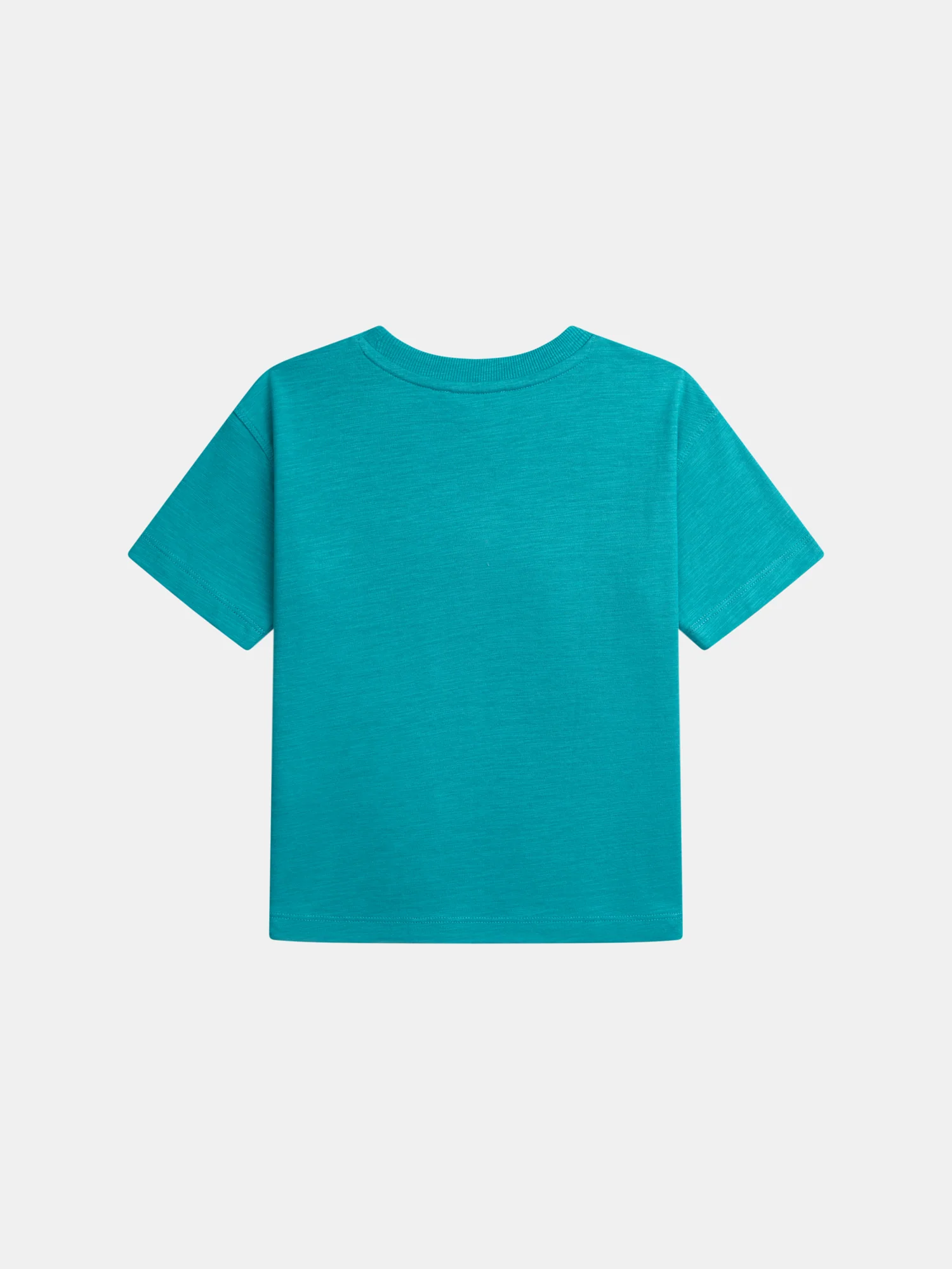 T-shirt turquoise à animation surf pour garçon - Image 3