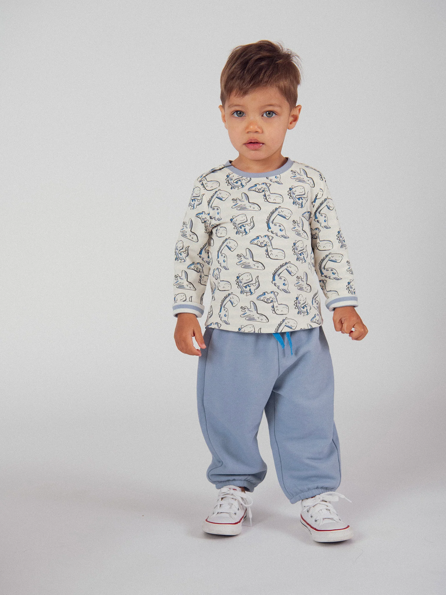 T-shirt à manches longues réversible "Dinosaure" pour bébé garçon - Image 2