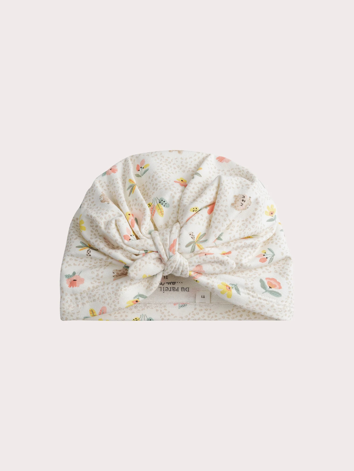 Turban imprimé pour bébé fille
