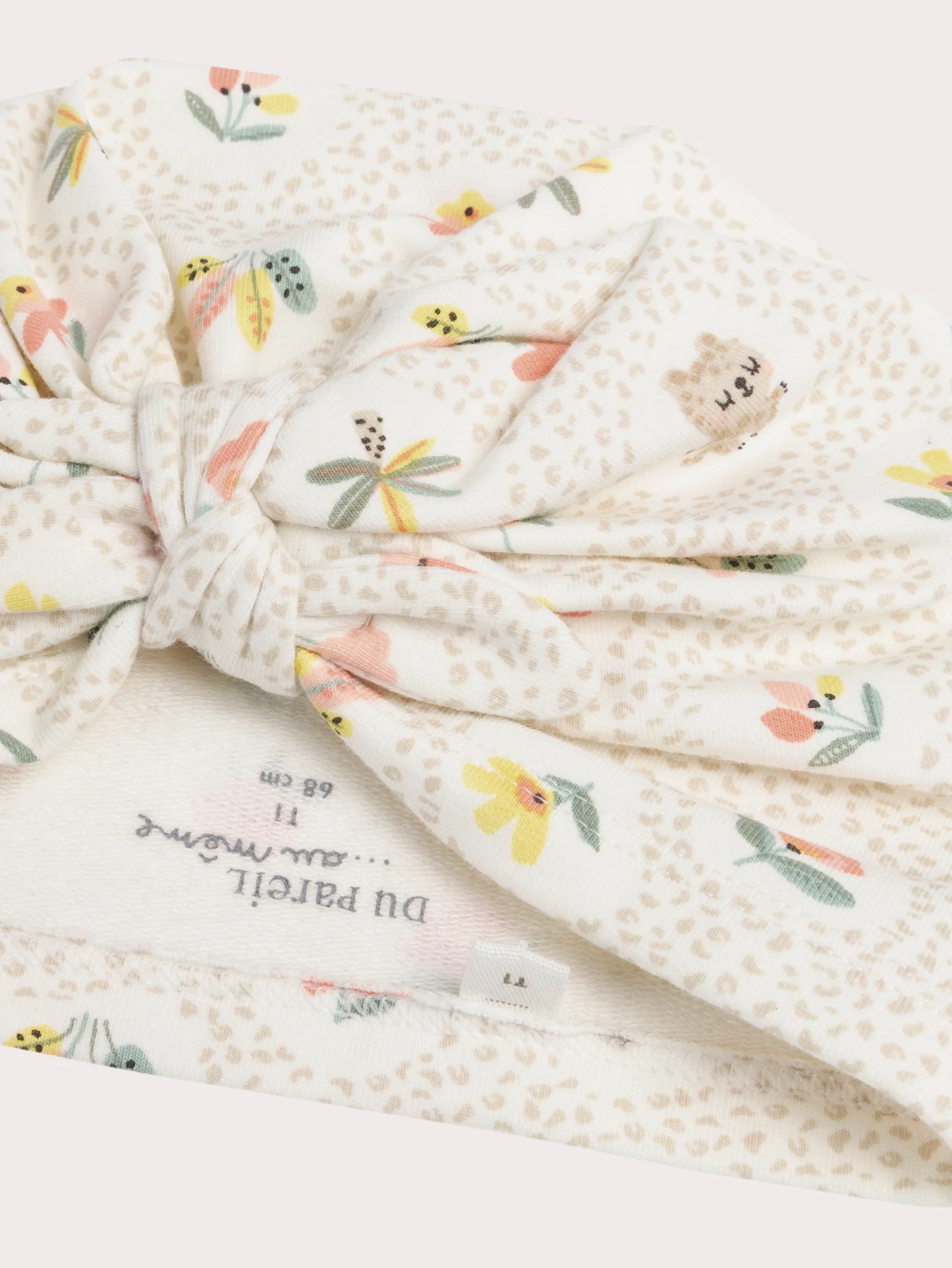 Turban imprimé pour bébé fille - Image 2