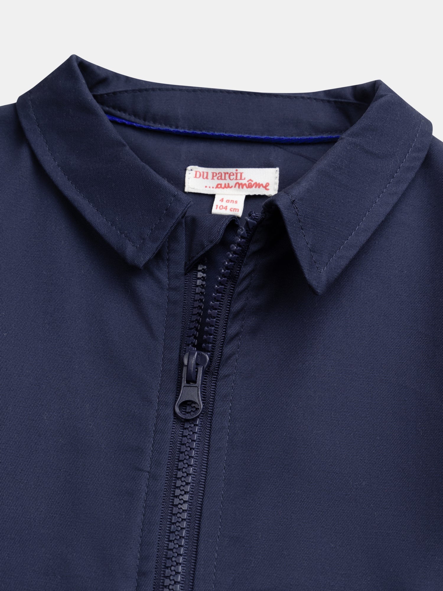 Veste bleu foncée à poches pour garçon - Image 3