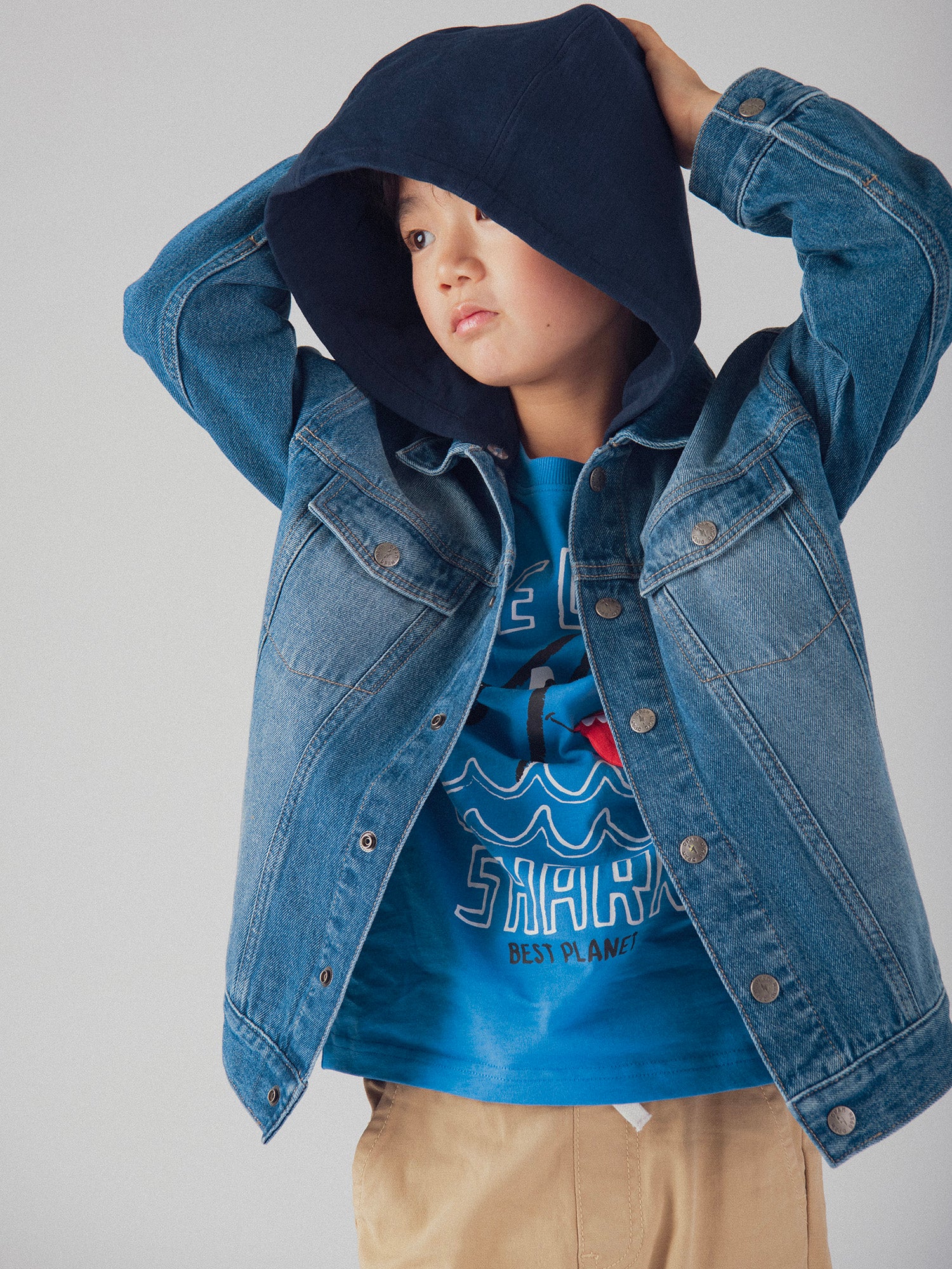 Veste denim pour garçon - Image 4