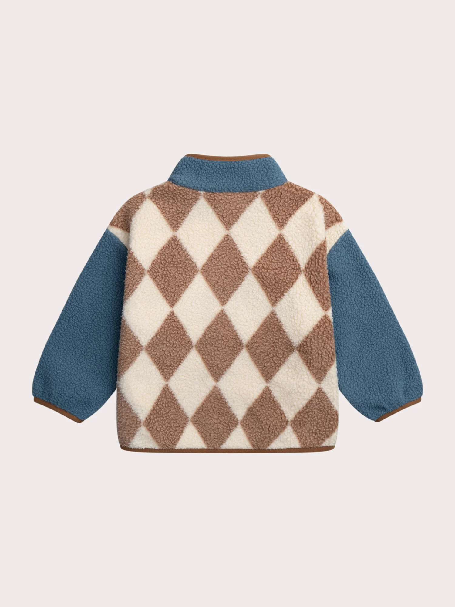 Veste effet mouton à carreaux - Image 6