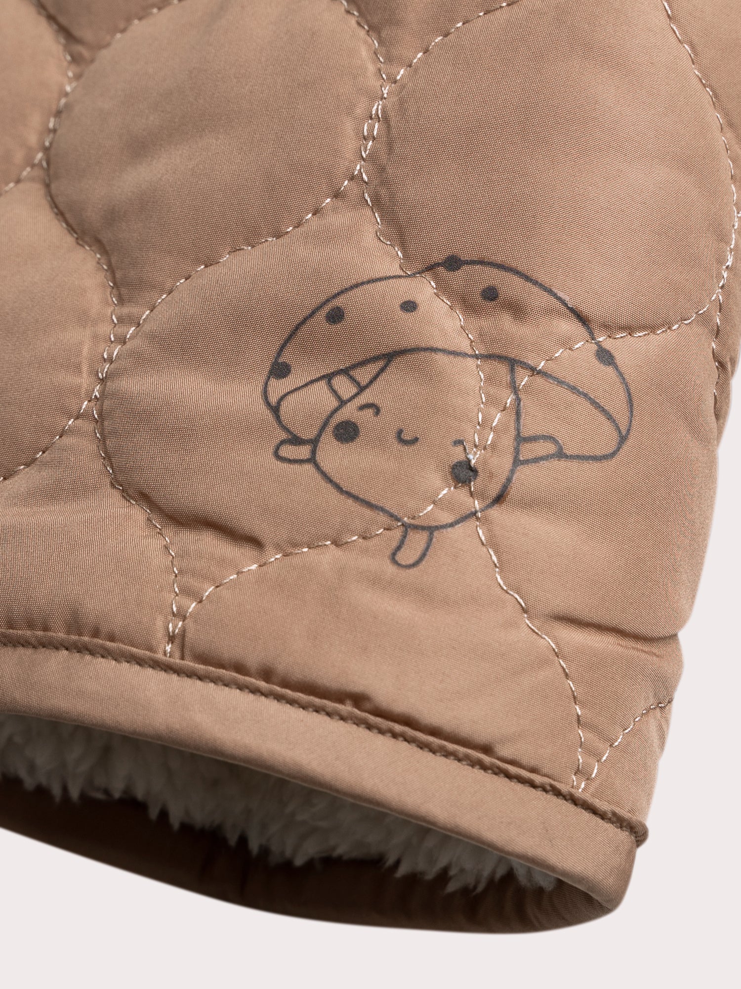 Veste réversible en sherpa naissance - Image 2