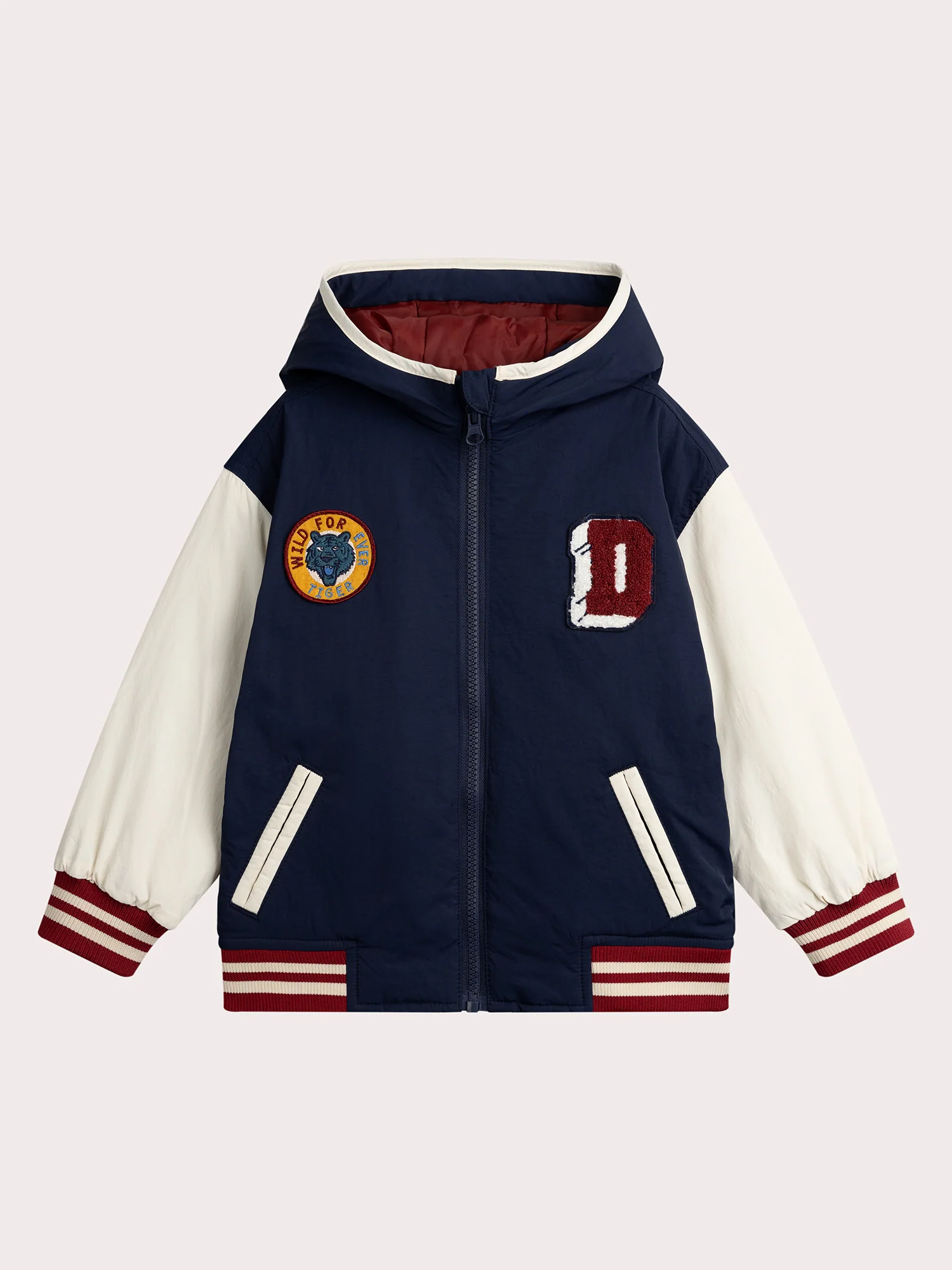 Veste style teddy à capuche pour garçon